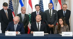 Israel, der Libanon und die USA unterzeichnen Rahmenabkommen