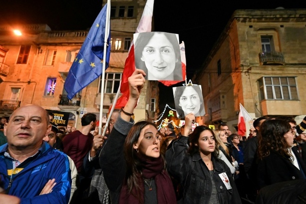 Bild vergr&ouml;&szlig;ern: Mordfall Caruana Galizia: Prozess gegen mutmaßlichen Auftraggeber begonnen