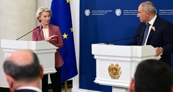 Von der Leyen kündigt in Armenien weitere Hilfen und Handelserleichterungen an