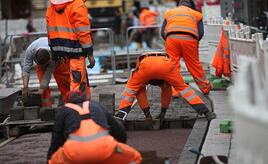 Geschäftsklima im Straßenbau leicht verbessert