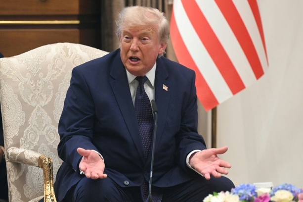 Bild vergr&ouml;&szlig;ern: Trump bei Treffen mit Erdogan: Sehr enttäuscht von Nato-Partnern