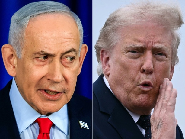 Bild vergr&ouml;&szlig;ern: Trump und Netanjahu beraten per Telefon über Iran-Krieg