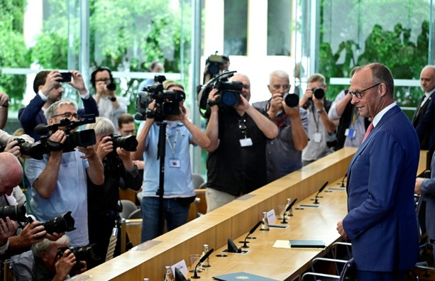 Bild vergr&ouml;&szlig;ern: Koalition im Rhythmus: Merz sieht Regierung bei Reformen auf Kurs