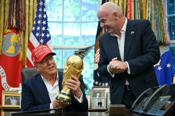 Bild vergr&ouml;&szlig;ern: Weißes Haus: Trump nimmt am WM-Finale teil