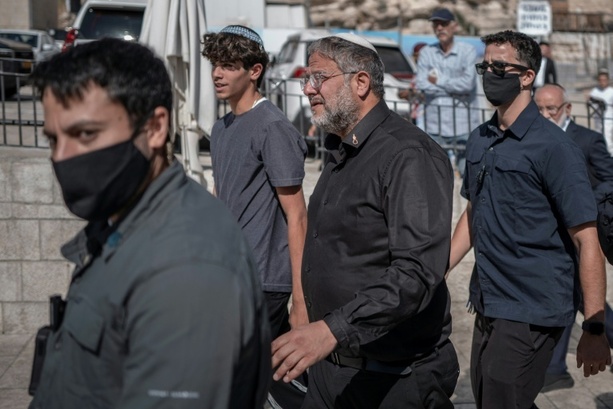 Bild vergr&ouml;&szlig;ern: Rechtsextremer israelischer Minister provoziert mit neuem Besuch auf Jerusalemer Tempelberg