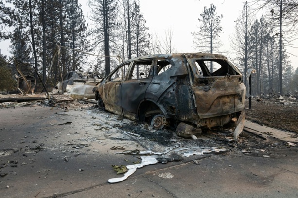Bild vergr&ouml;&szlig;ern: Waldbrände richten schwere Verwüstungen in Spokane im Nordwesten der USA an