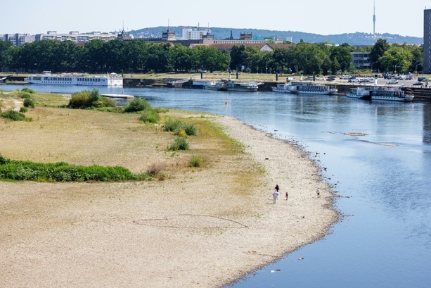 Bild vergr&ouml;&szlig;ern: Binnenschiffer: Rhein könnte bald nicht mehr durchgängig befahrbar sein
