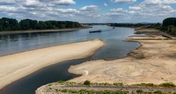 Folgen der Trockenheit: Flusspegel sinken weiter - Rheinpegel in Koblenz einstellig