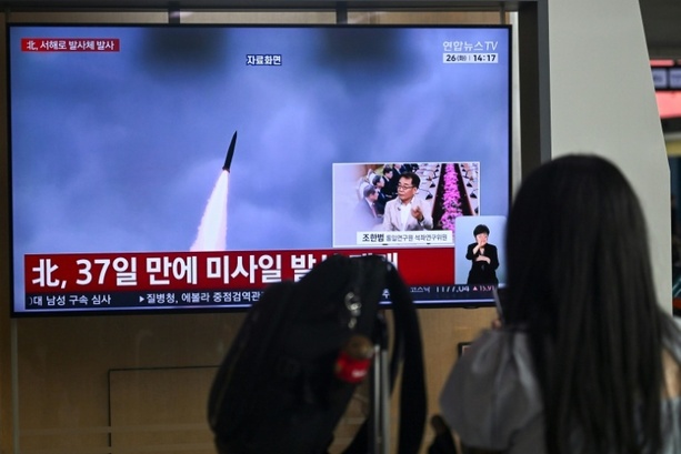 Bild vergr&ouml;&szlig;ern: Seoul: Nordkorea startet ballistische Rakete Richtung Japan