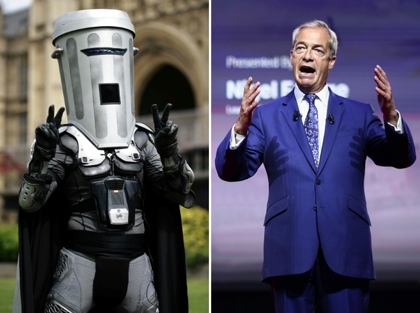 Bild vergr&ouml;&szlig;ern: Rechtspopulist Farage tritt bei Nachwahl in England gegen Spaßkandidaten an