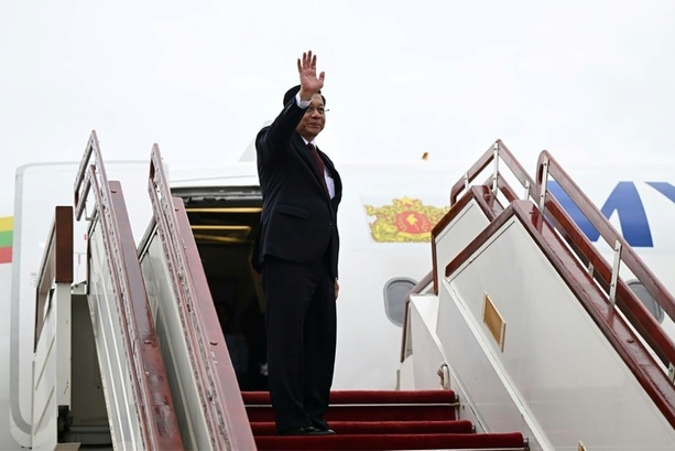 Bild vergr&ouml;&szlig;ern: Myanmars Ex-General Min Aung Hlaing zu erstem Besuch in Russland als Präsident aufgebrochen