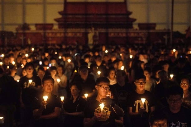 Bild vergr&ouml;&szlig;ern: Organisatoren von Tiananmen-Mahnwachen in Hongkong schuldig gesprochen