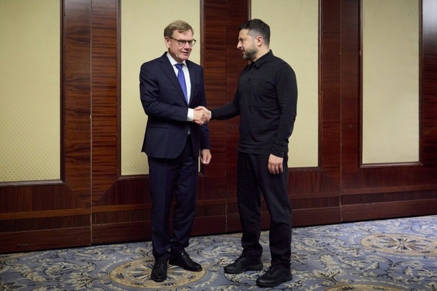 Bild vergr&ouml;&szlig;ern: Wadephul wirft Russland bei Ukraine-Besuch wahllosen Mord an Zivilisten vor