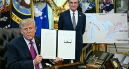 Weitere Provokation im Handelsstreit mit Kanada: Trump benennt Ontariosee in Lake America