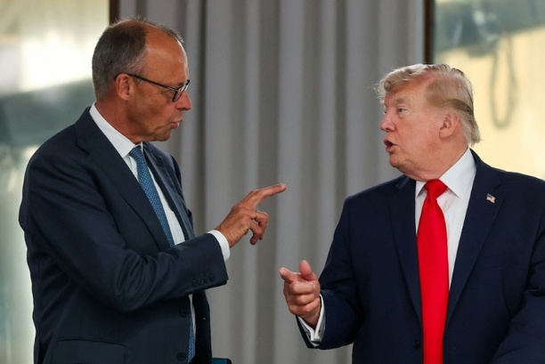 Bild vergr&ouml;&szlig;ern: Merz verschiebt Telefonat mit Trump - Zusammenhang mit Aussage zu AfD-Sieg unklar