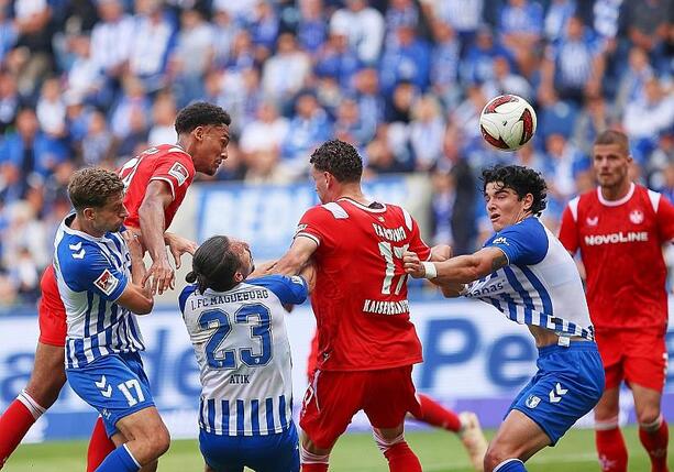 Bild vergr&ouml;&szlig;ern: 2. Bundesliga: Magdeburg gewinnt gegen Kaiserslautern