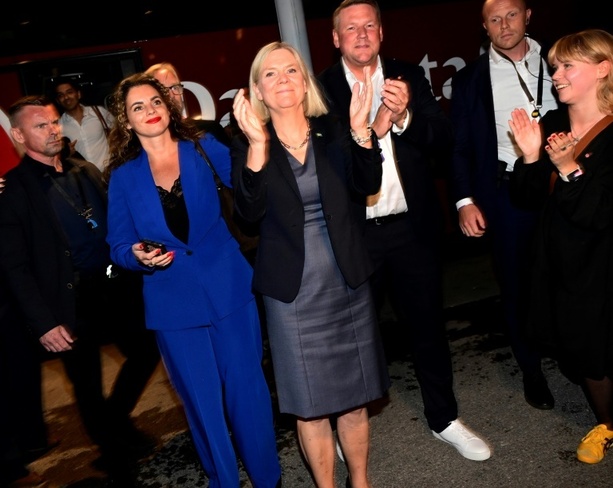 Bild vergr&ouml;&szlig;ern: Wahlausgang in Schweden trotz knappen Vorsprungs für Opposition offen - Verluste für Rechtspopuliste