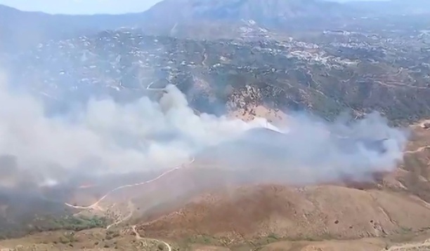 Bild vergr&ouml;&szlig;ern: Drei Menschen bei Waldbrand an der Costa del Sol verletzt