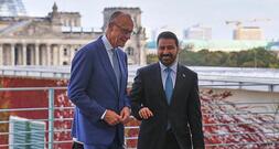 Merz und al-Zaidi wollen engere wirtschaftliche Zusammenarbeit