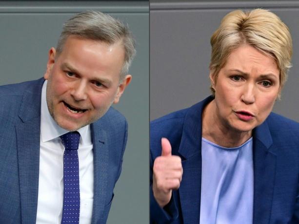 Bild vergr&ouml;&szlig;ern: Letztes TV-Duell vor der Landtagswahl in Mecklenburg-Vorpommern: Schwesig in Angriffslaune
