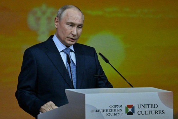 Bild vergr&ouml;&szlig;ern: Putin: Russland bereitet sich nicht auf irgendeine Art von Kampf mit Europa vor