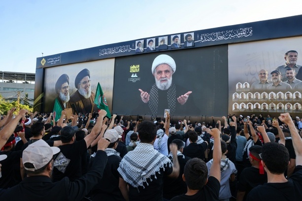 Bild vergr&ouml;&szlig;ern: Hisbollah-Chef Kassem: Israel kann Miliz nicht brechen