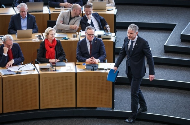 Bild vergr&ouml;&szlig;ern: Thüringer Landtag: AfD-Fraktion scheitert mit Vorstoß für Neuwahlen