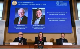 Wirtschaftsnobelpreis geht an US-Ökonomen Michael Woodford und Robert Hall