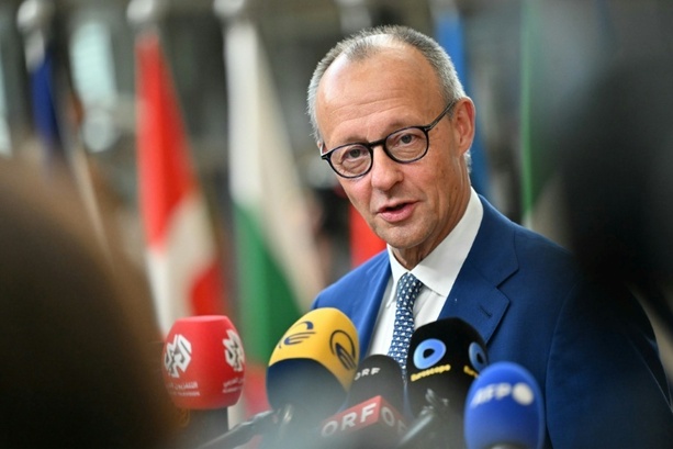 Bild vergr&ouml;&szlig;ern: Merz zu EU-Haushalt: Von einer Einigung weit entfernt