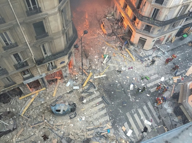Bild vergr&ouml;&szlig;ern: Vorwurf der fahrlässigen Tötung: Prozess zu tödlicher Gasexplosion an Pariser Wohnhaus