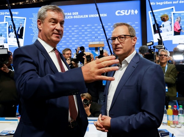 Bild vergr&ouml;&szlig;ern: CSU-Chef Söder lehnt AfD-Verbotsverfahren ab: Müssen uns demokratisch wehren