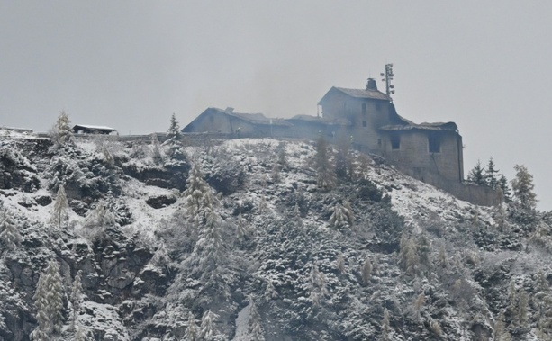 Bild vergr&ouml;&szlig;ern: Kehlsteinhaus am Obersalzberg abgebrannt: Psychisch kranker Verdächtiger festgenommen