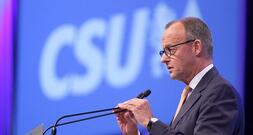 CSU-Parteitag: Merz ruft Union zu Geschlossenheit auf