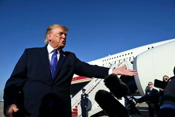Bild vergr&ouml;&szlig;ern: Trump sagt zwei seiner letzten Wahlkampfauftritte vor den Zwischenwahlen ab